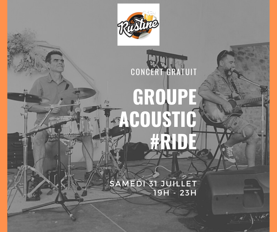 concert groupe acoustic #ride concert groupe acoustic #ride